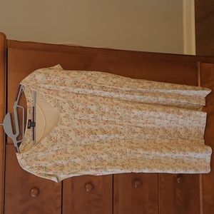 Womens dress tunic cap sleeve